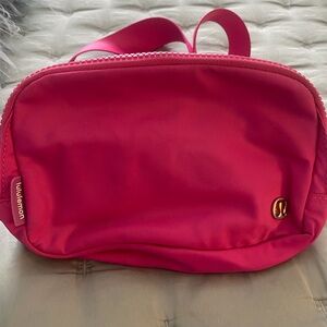 lululemon athletica Pink Crossbody Belt Bag Like New